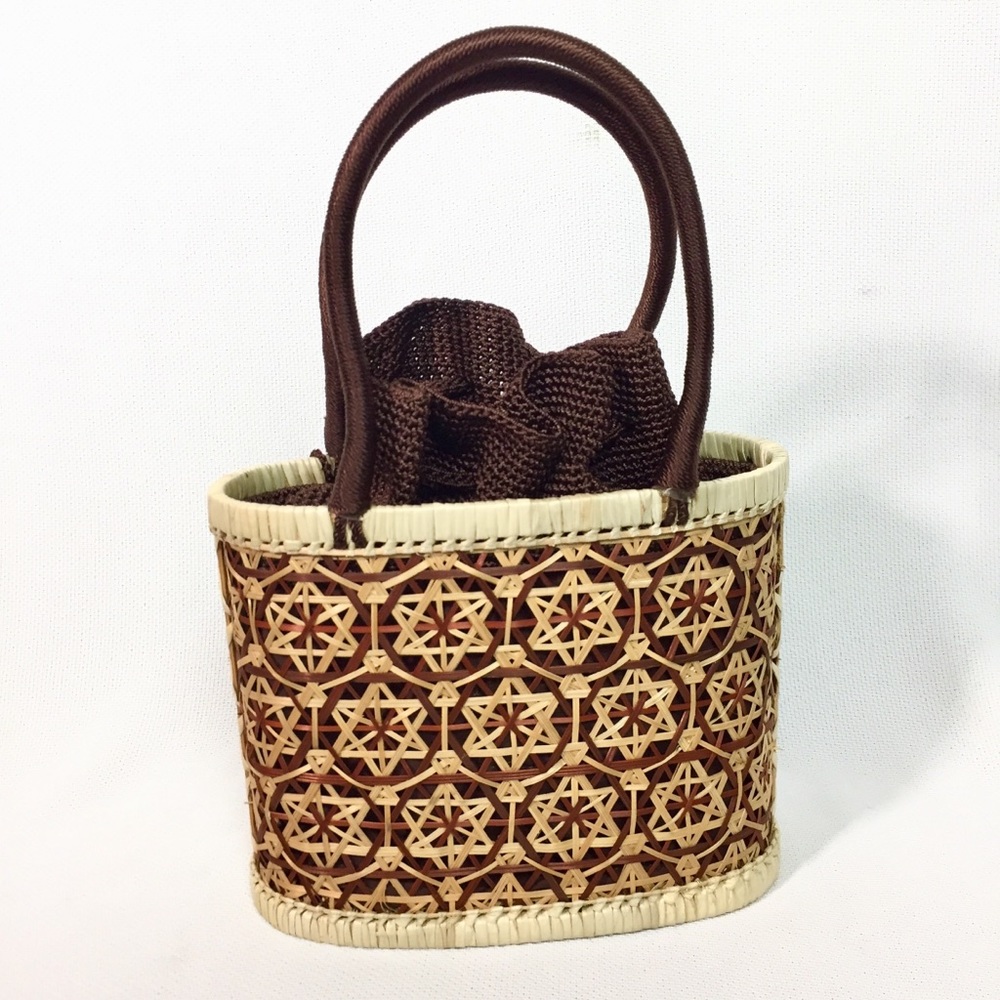 The Sak Wicker Zuzu Small Satchel Purse View 3
